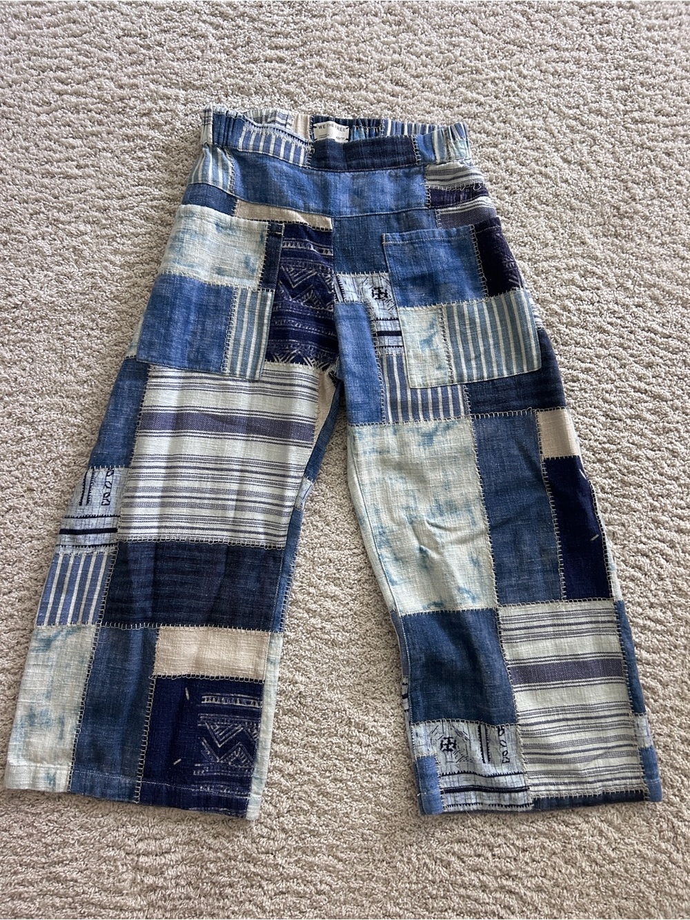 We the Free symphony, patchwork, wide leg pants